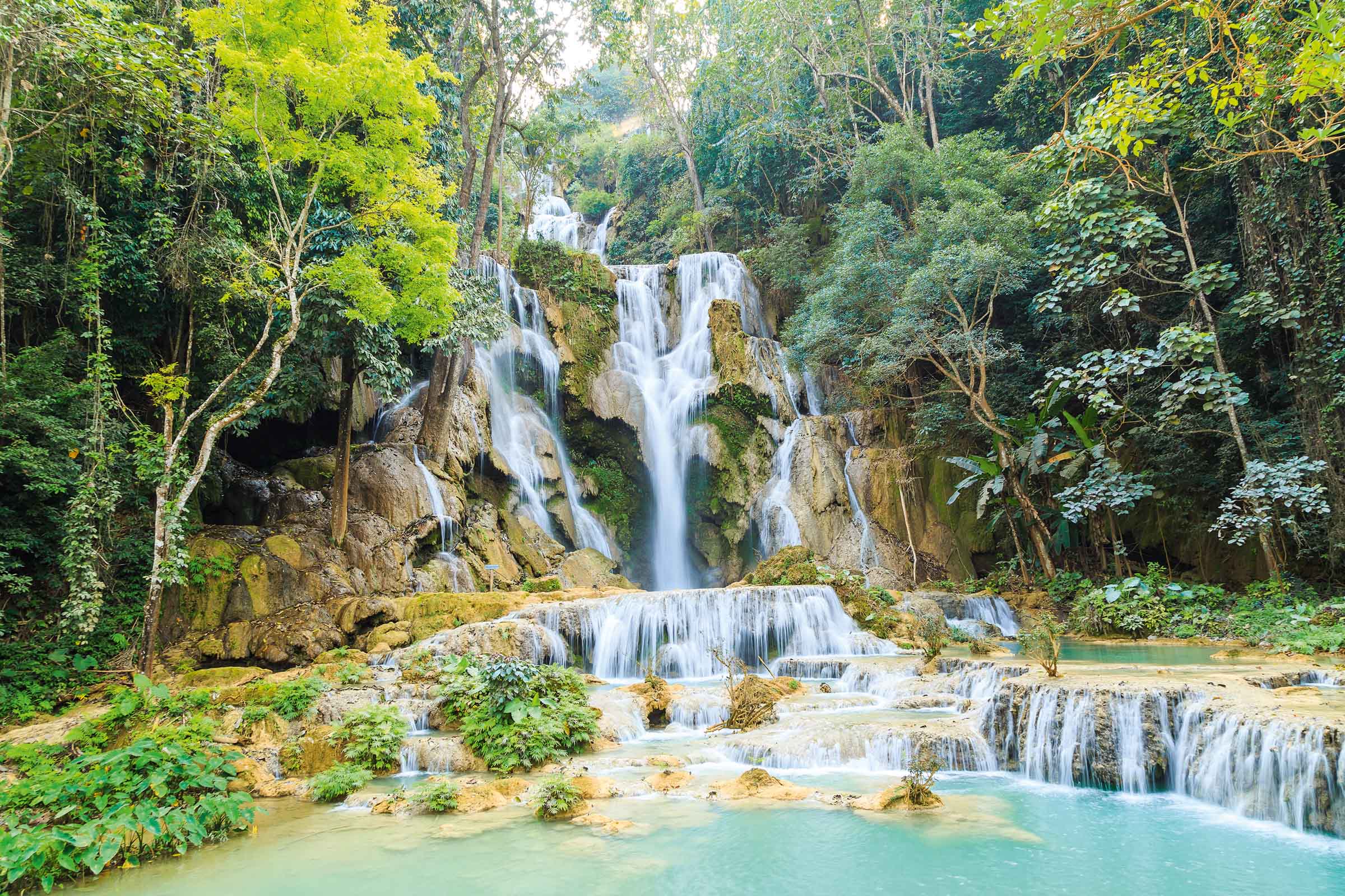 Kuang-Si-Wasserfälle