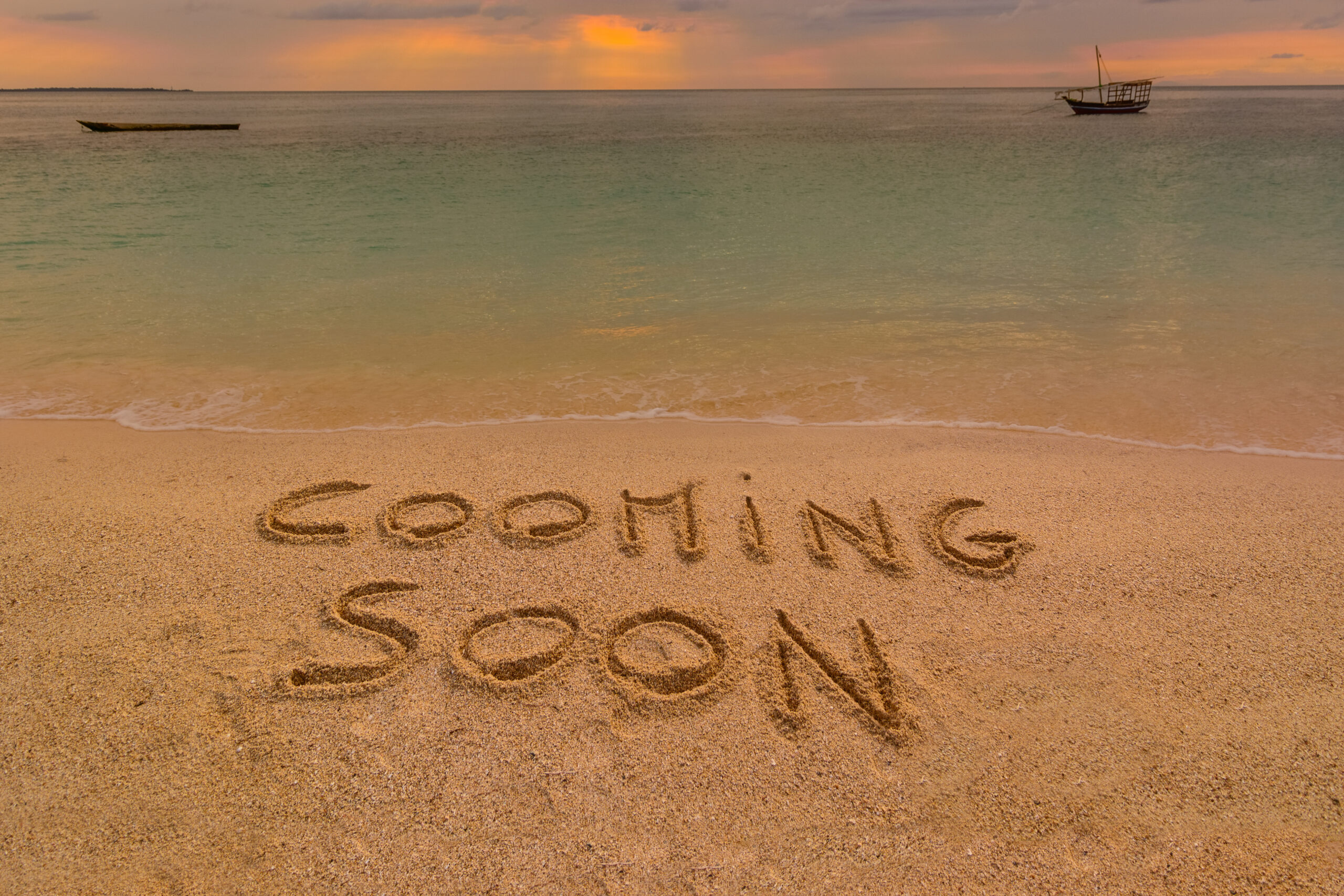 cooming soon beach
