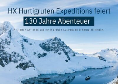 HX Hurtigruten Expeditions – Angebote zum 130igsten Jubiläum